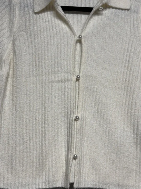 ✨ Abercrombie & Fitch Short Sleeve Knit Cardigan – Size S - Picture 8 of 12